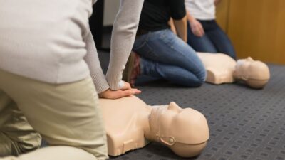 Should you perform CPR before or after an AED